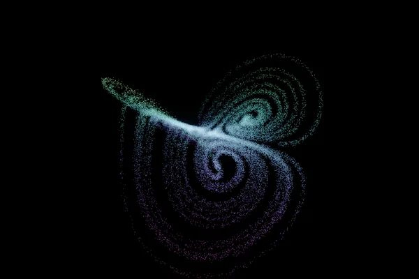 Four-wing — a point cloud