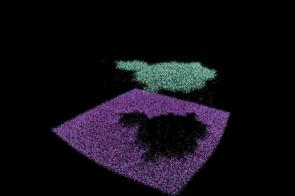 Mandelbrot — a point cloud