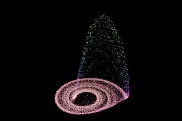 Rössler — a point cloud
