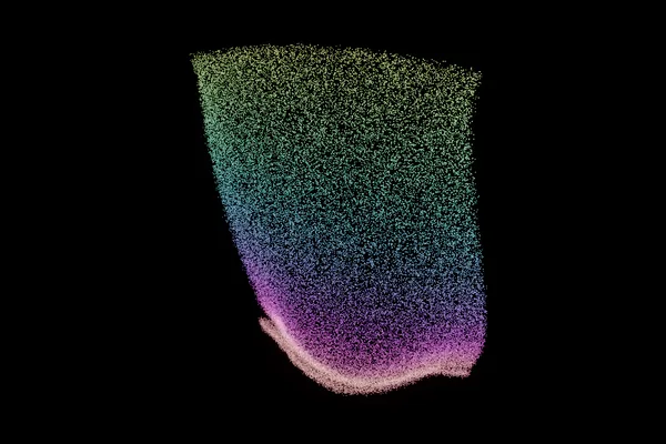 cloth — a point cloud