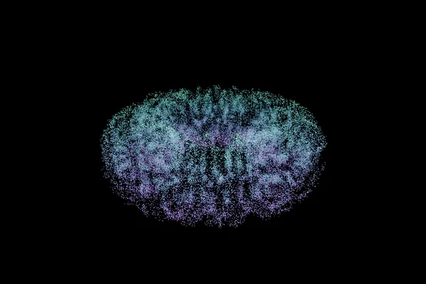 kuramoto — a point cloud